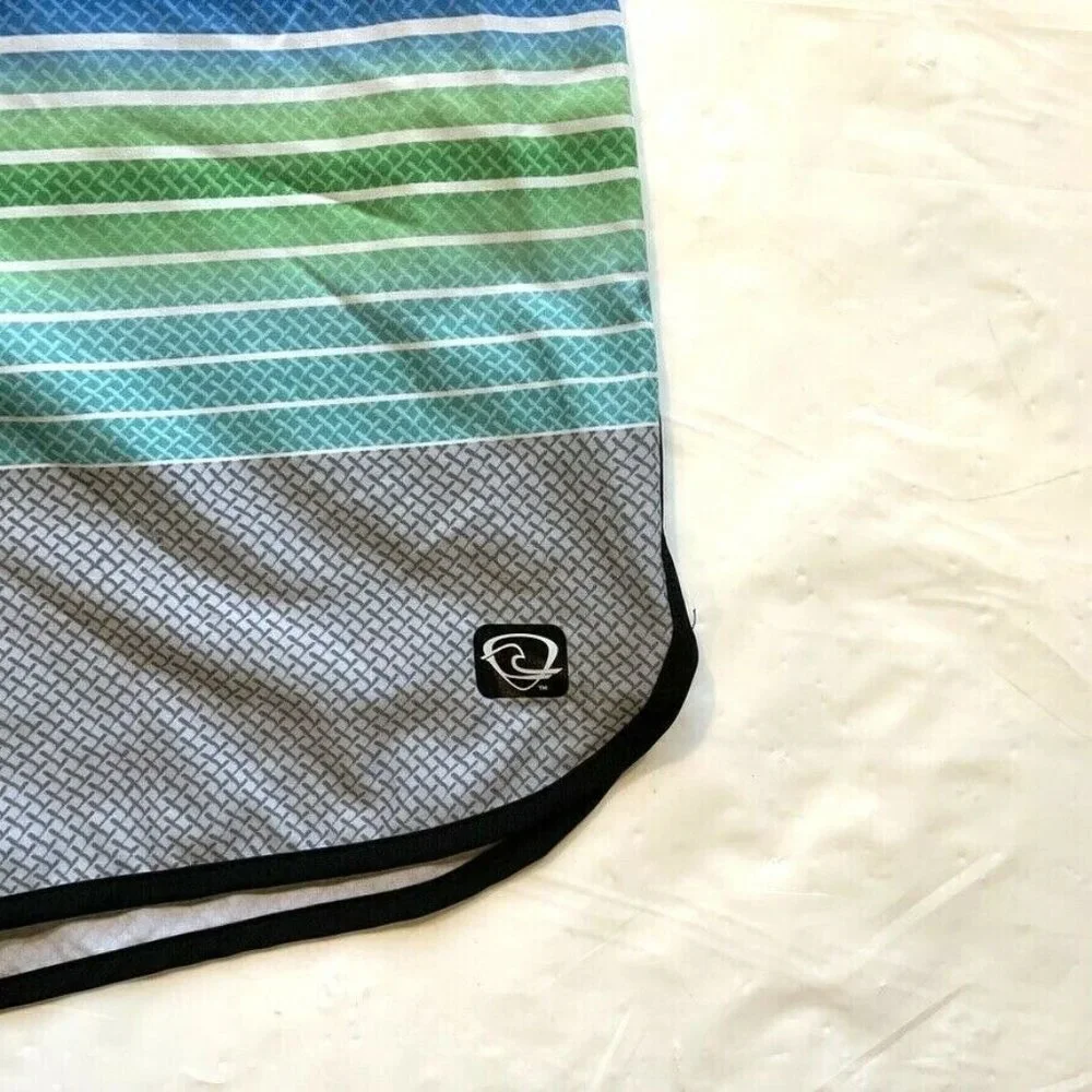 Wave Zone Board Shorts Swim Trunks Men‎ Large Built In Brief Striped Stretch NEW